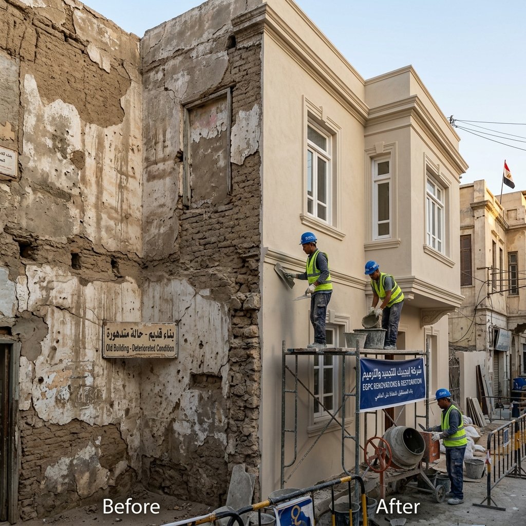 Building renovation and restoration in Egypt